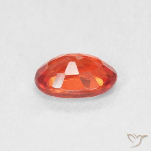9,17 ctw natürlicher Mittelrot Saphir, Oval, VVS-VS