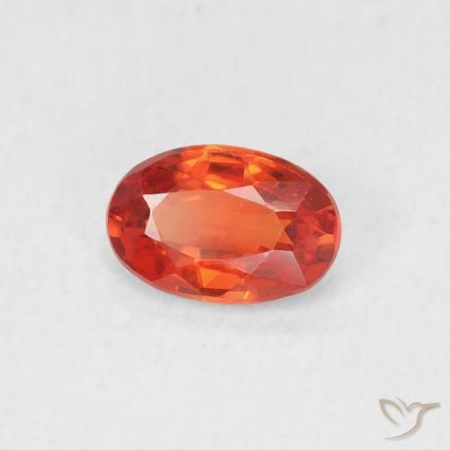 9,17 ctw natürlicher Mittelrot Saphir, Oval, VVS-VS