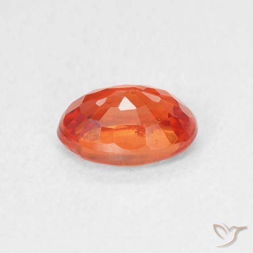 9,17 ctw natürlicher Warmes Orange Saphir, Oval, VS
