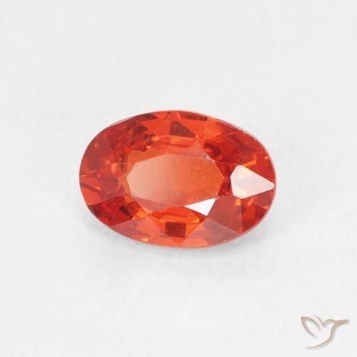 9,17 ctw natürlicher Mittelorange Saphir, Oval, VS