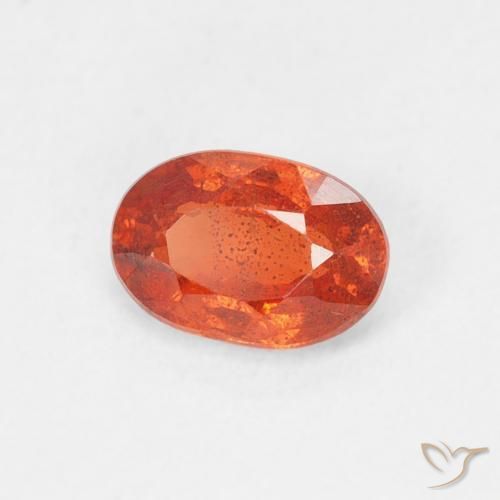 9,17 ctw natürlicher Feuerorange Saphir, Oval, VS