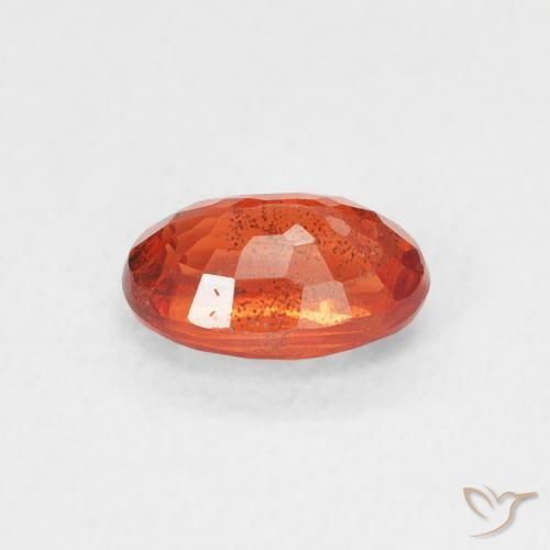 9,17 ctw natürlicher Feuerorange Saphir, Oval, VS