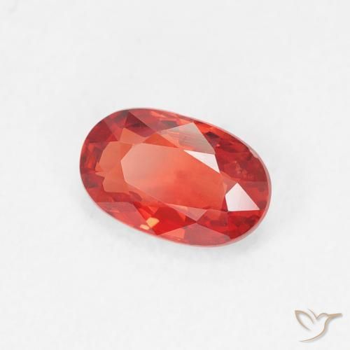 9,17 ctw natürlicher Leuchtendes Purpurrot Saphir, Oval, VS