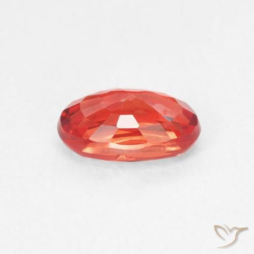 9,17 ctw natürlicher Leuchtendes Purpurrot Saphir, Oval, VS