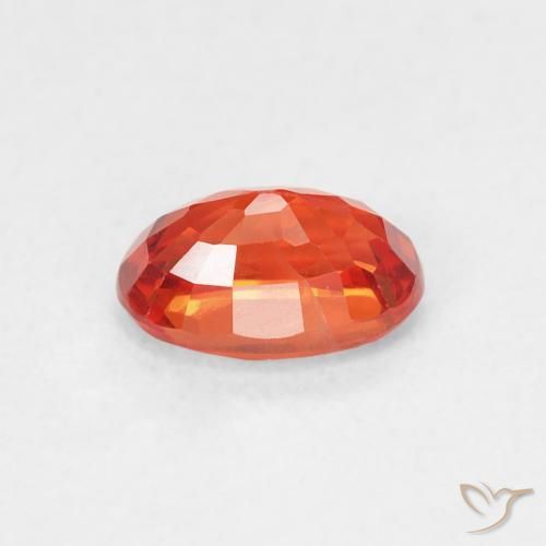 9,17 ctw natürlicher Feuerorange Saphir, Oval, VS
