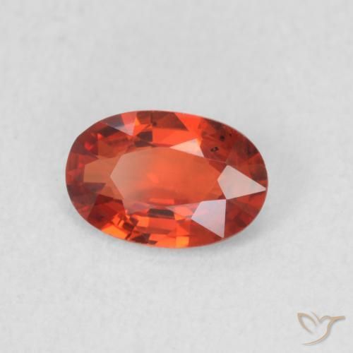 9,17 ctw natürlicher Mittelrot Saphir, Oval, VVS-VS