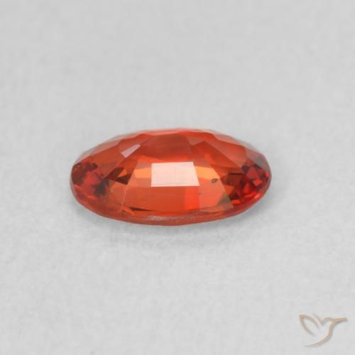 9,17 ctw natürlicher Mittelrot Saphir, Oval, VVS-VS