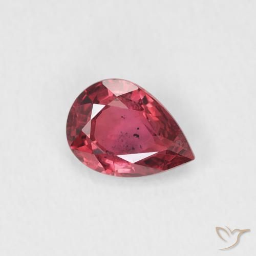 9,17 ctw natürlicher Lila Rot Saphir, Birnenform, VS