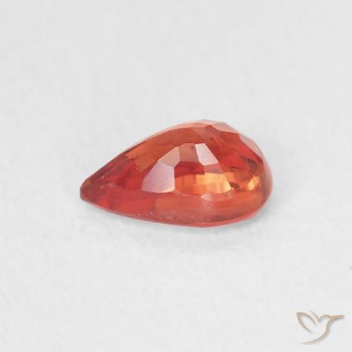 9,17 ctw natürlicher Warmes Orange Saphir, Birnenform, VS