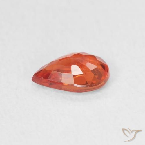 9,17 ctw natürlicher Mittelorange Saphir, Birnenform, VS