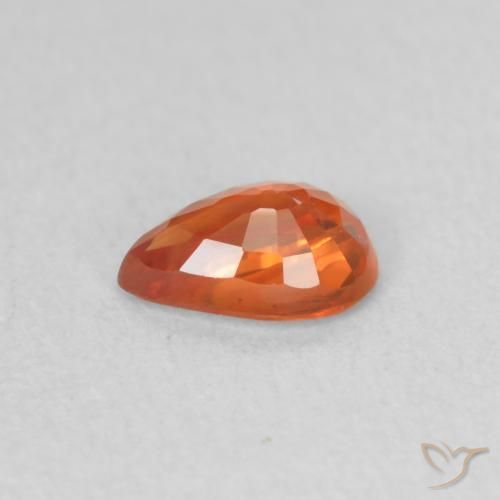 9,17 ctw natürlicher Mittelorange Saphir, Birnenform, VS