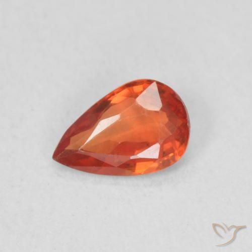 9,17 ctw natürlicher Leuchtendes Purpurrot Saphir, Birnenform, VS