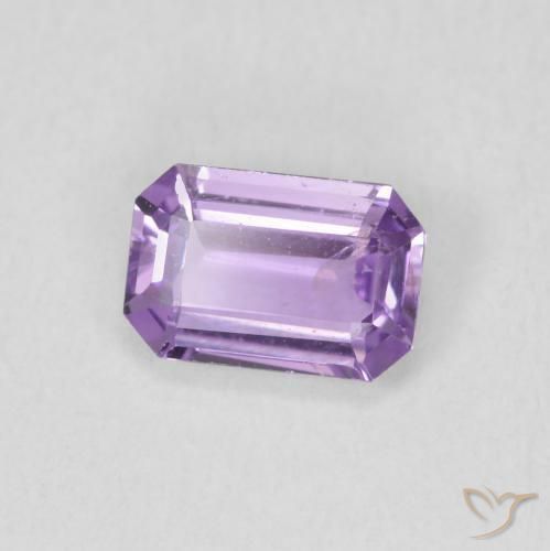 9,17 ctw natürlicher Hellrosa Violett Saphir, Oktagonschliff, VS