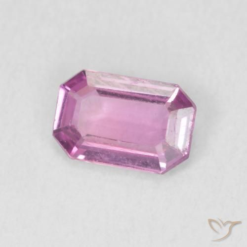 9,17 ctw natürlicher Purpur Rosa Saphir, Oktagonschliff, VVS