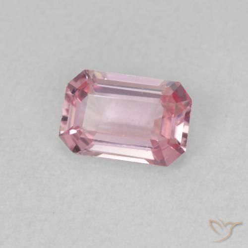 9,17 ctw natürlicher Kaugummi-Rosa-Ton Saphir, Oktagonschliff, VVS