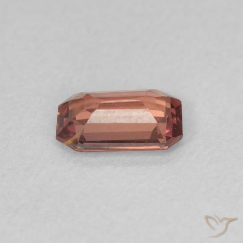 9,17 ctw natürlicher orange-rosa Saphir, Oktagonschliff, VVS-VS