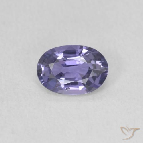 0.56ct Natürlicher Dunkles bläuliches Lila Saphir, Oval, VS