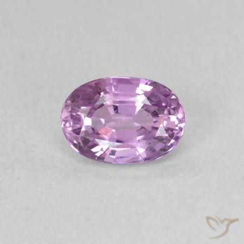 0.73ct Natürlicher Mittleres Rosa-Lila Saphir, Oval, VS
