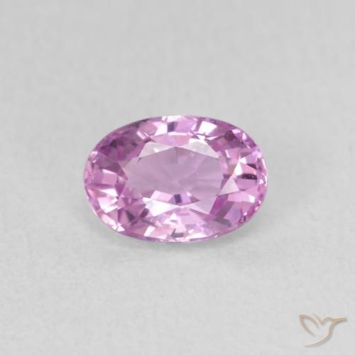0.73ct Natürlicher Medium Light-Purple Saphir, Oval, VVS
