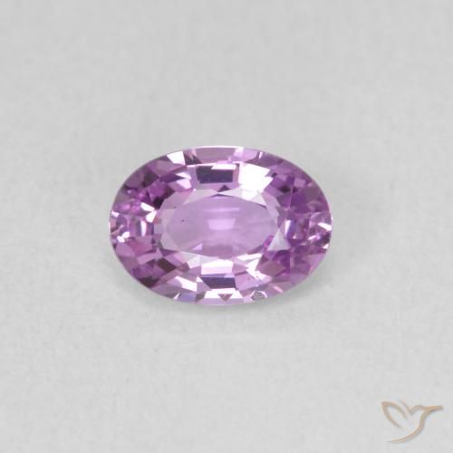 0.57ct Natürlicher helllila- Saphir, Oval, VVS