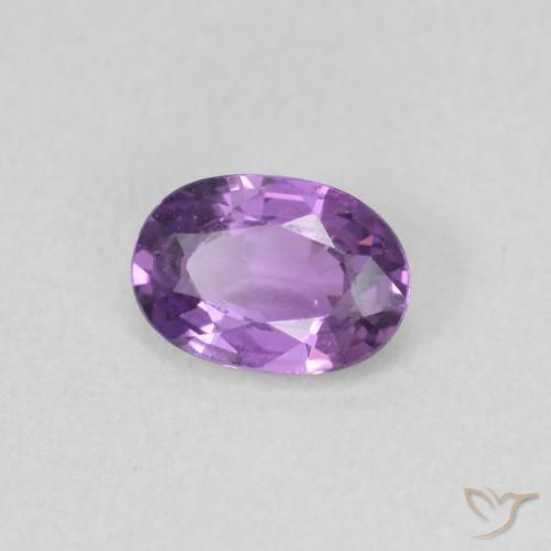9,17 ctw natürlicher tiefviolett Saphir, Oval, VVS
