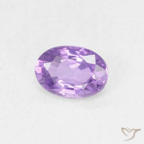 9,17 ctw natürlicher Mittelrosa Violett Saphir, Oval, VS