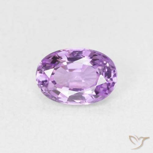 0.64ct Natürlicher Elektrisches Lila Saphir, Oval, VVS
