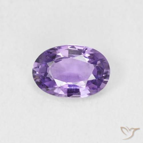 0.56ct Natürlicher Mittelviolett Saphir, Oval, VVS-VS