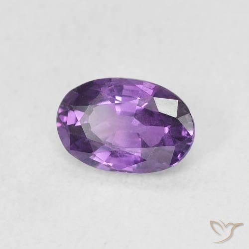 9,17 ctw natürlicher Intensives Violett Saphir, Oval, VVS