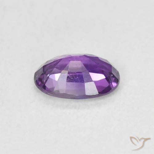 9,17 ctw natürlicher Intensives Violett Saphir, Oval, VVS