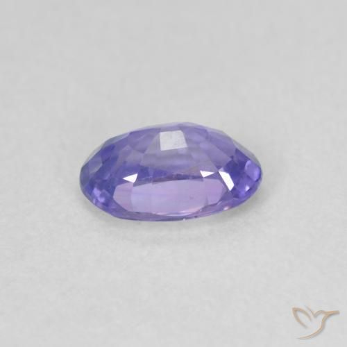 9,17 ctw natürlicher tieflila Saphir, Oval, VVS-VS