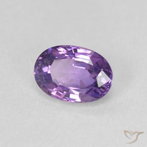 9,17 ctw natürlicher Medium Dark-Purple Saphir, Oval, VVS-VS