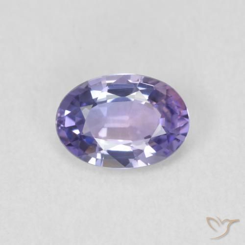 0.56ct Natürlicher Mittelviolett Saphir, Oval, VVS-VS, Photo A