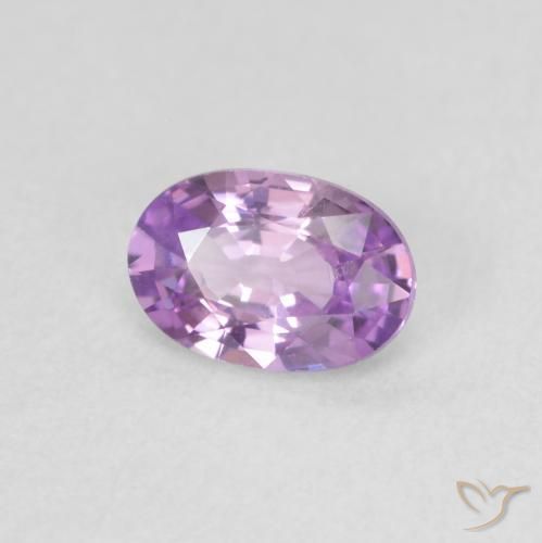 9,17 ctw natürlicher Mittleres Rosa-Lila Saphir, Oval, VVS-VS