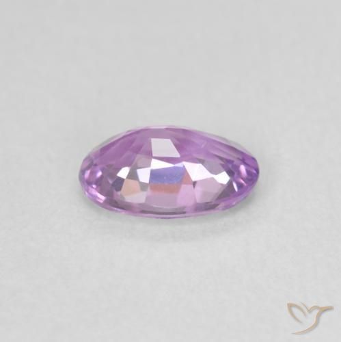 9,17 ctw natürlicher Mittleres Rosa-Lila Saphir, Oval, VVS-VS