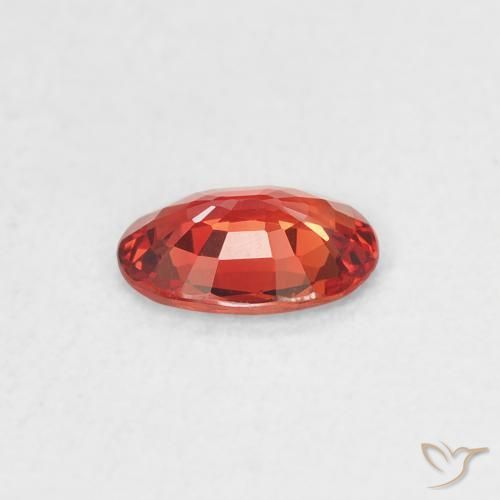 9,17 ctw natürlicher Hellrot Saphir, Oval, VVS