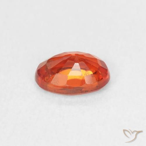 9,17 ctw natürlicher Feuerorange Saphir, Oval, VS