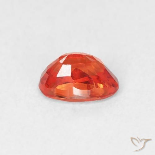 9,17 ctw natürlicher Mittelorange Saphir, Oval, VS