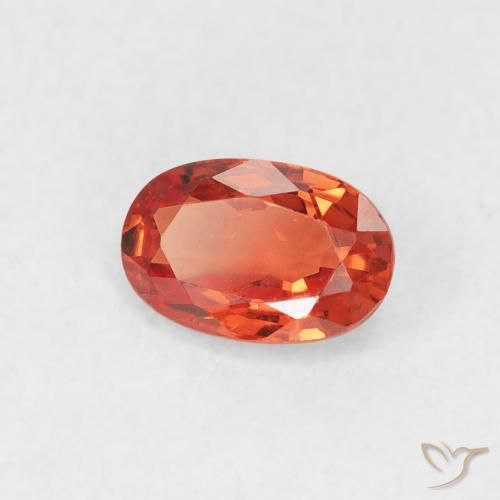 9,17 ctw natürlicher Warmes Orange Saphir, Oval, VS