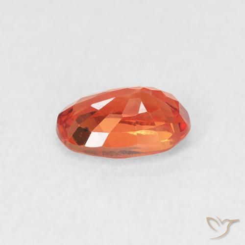 9,17 ctw natürlicher Warmes Orange Saphir, Oval, VS