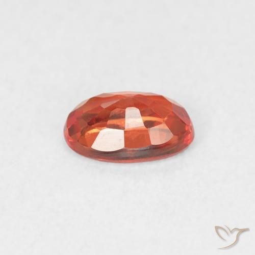 9,17 ctw natürlicher Mittelorange Saphir, Oval, VVS-VS