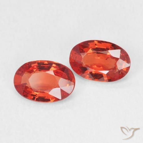 0.97 ct natürliche Leuchtendes Purpurrot Saphir-Edelsteine, Oval, VVS-VS