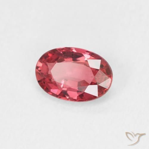 9,17 ctw natürlicher Mittelrot Saphir, Oval, VVS