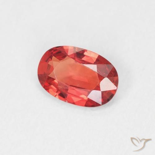9,17 ctw natürlicher Intensives Rot Saphir, Oval, VVS