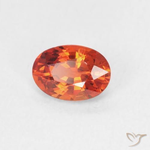 9,17 ctw natürlicher Mittelrot Saphir, Oval, VVS