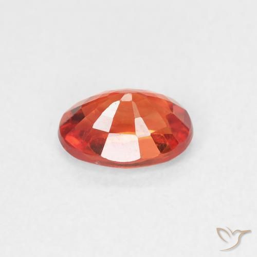 9,17 ctw natürlicher Mittelrot Saphir, Oval, VVS