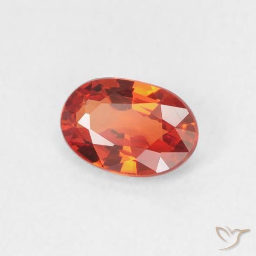 9,17 ctw natürlicher Leuchtendes Purpurrot Saphir, Oval, VVS