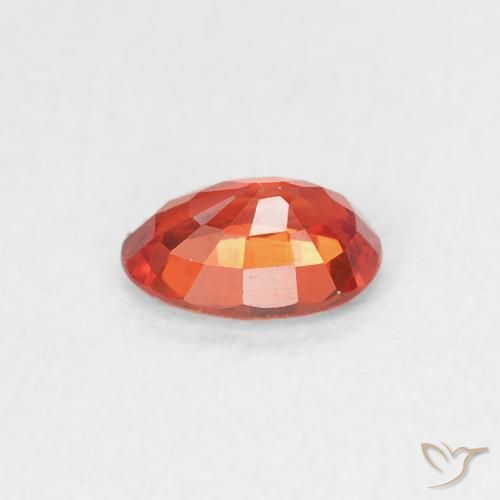 9,17 ctw natürlicher Mittelrot Saphir, Oval, VVS