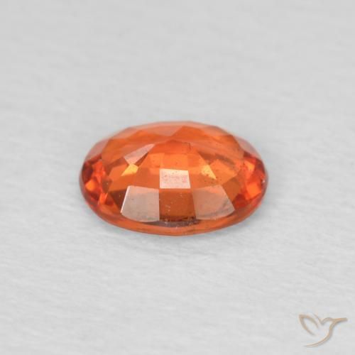 9,17 ctw natürlicher Feuerorange Saphir, Oval, VS