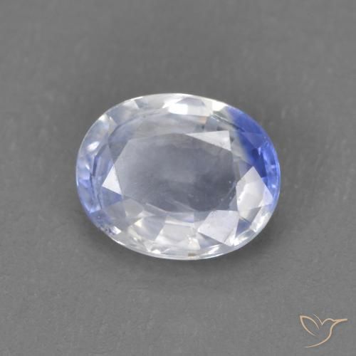 9,17 ctw natürlicher Pastellblau Saphir, Oval, VS